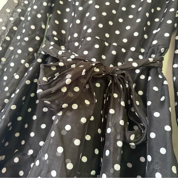 Keepsake Polka Dot Black Mini Dress/ Size S/ New/ RP:AUD250 - Picture 5 of 6